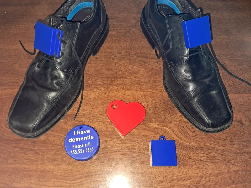 Encased Tile Trackers for Dementia