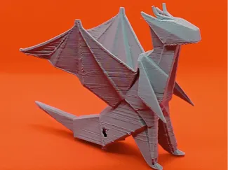 Low poly dragon