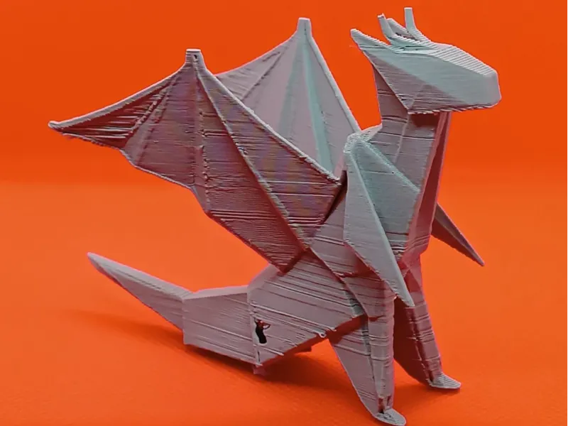 Low poly dragon