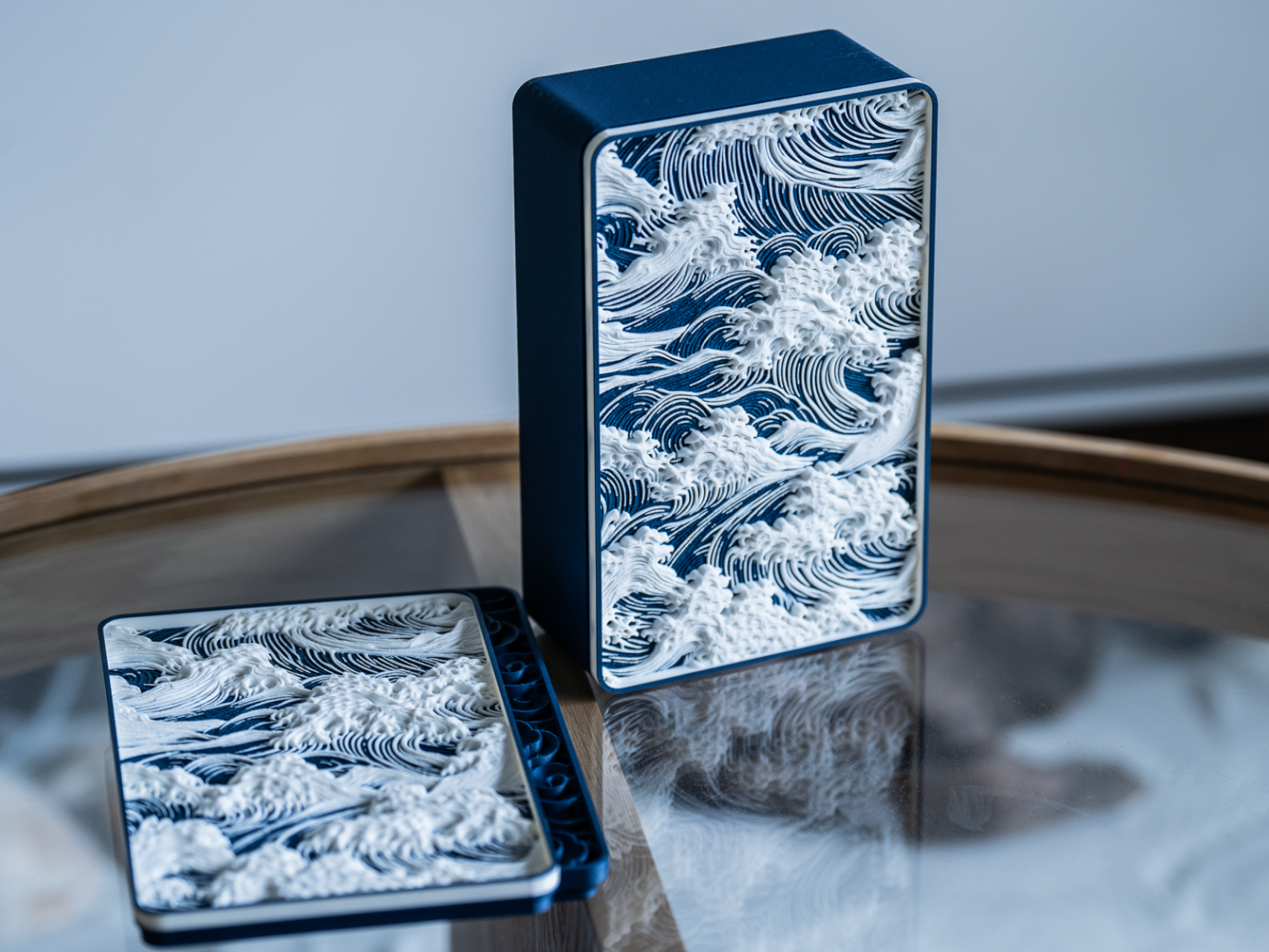 浮世绘海浪浮雕礼盒 - 1