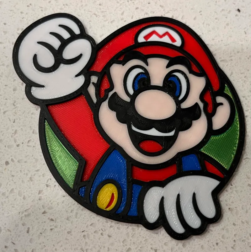 Mario 2D Wallart