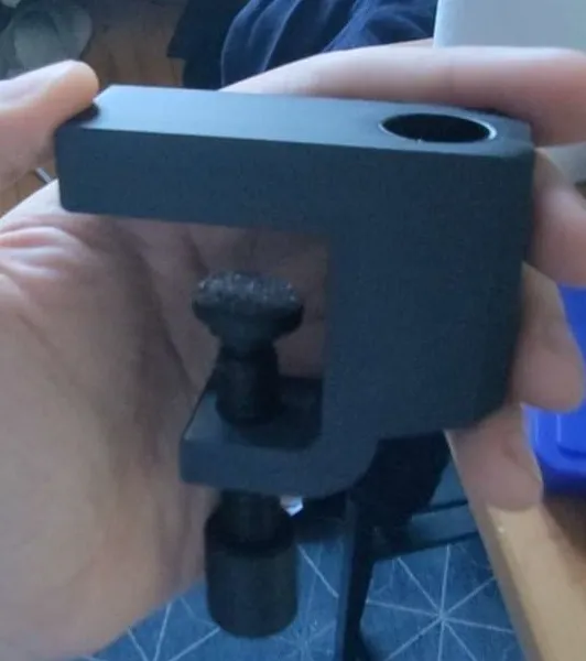 Microphone arm clamp