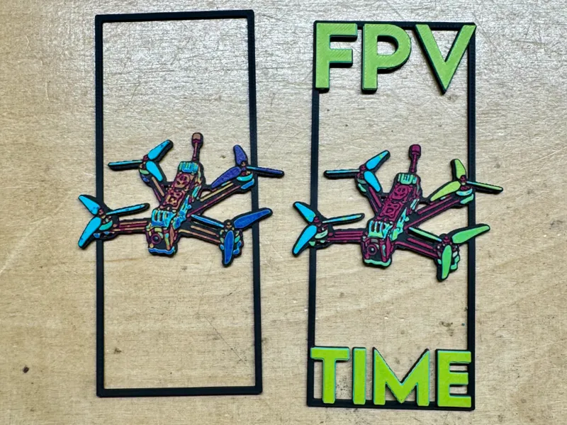 FPV Time Bookmark | Drone Art