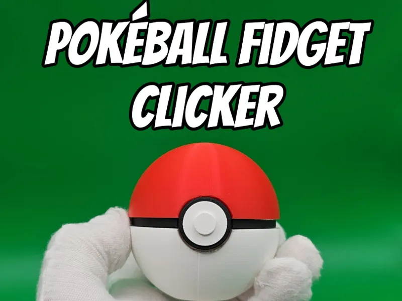 Pokeball Fidget Clicker - No AMS