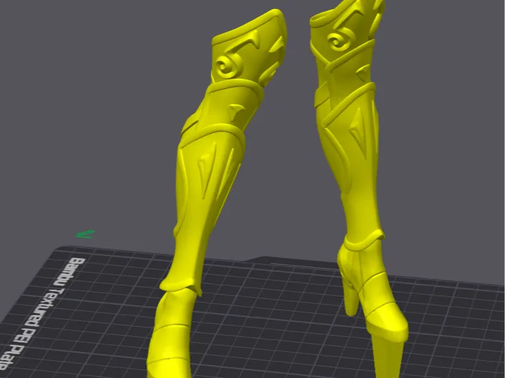 Aries - Saint seiya gold knight - female V2 - Legs