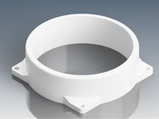 4 inch fan exhaust plate