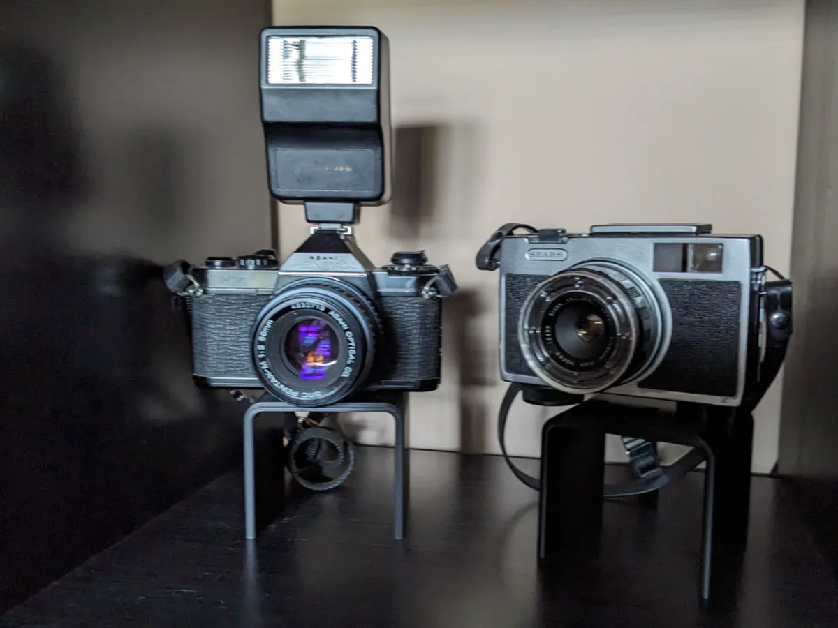 Présentoir pour appareils photo