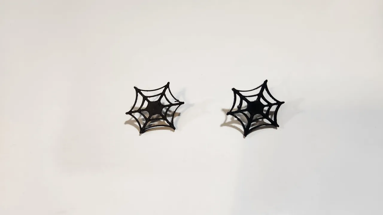 Spiderweb Earrings view 2