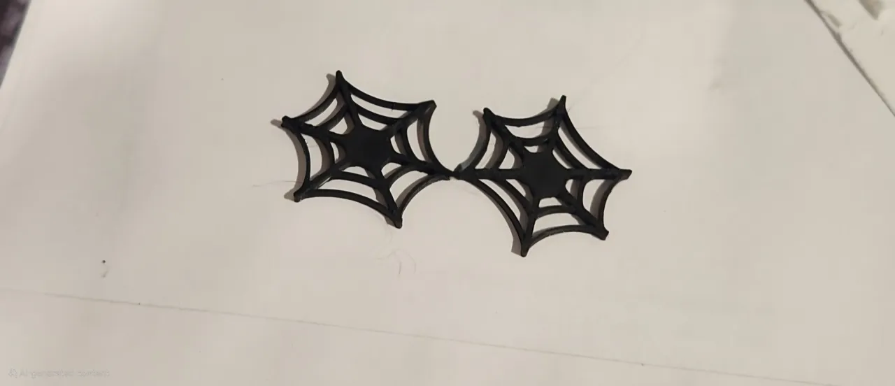 Spiderweb Earrings view 3