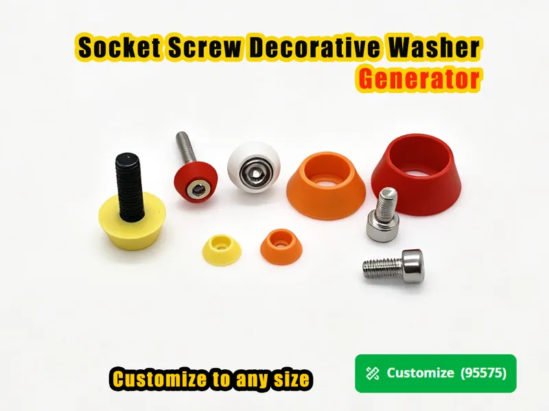 Socket Screw Decorative Washer Generator