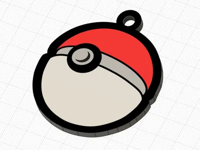 Poké Ball – Poké Ball Badge Keychain