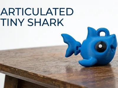 Small articulated shark
