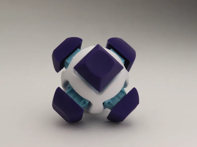 Fidget Clicking  Toy Sphere, Keycaps