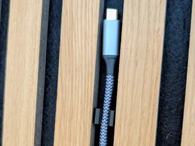 Discreet Cable Clips for Acoustic Panels