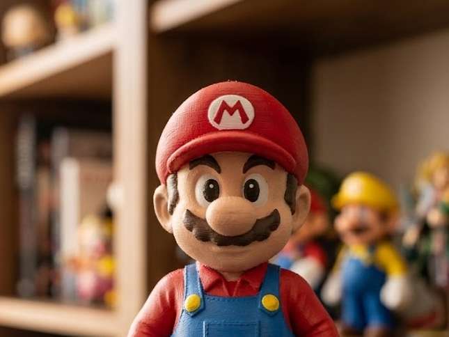 Super Mario 3D Print Model