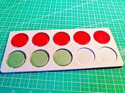 Ten-Frame Number Teaching: Numbers 1-10, Math Introduction, STEM Childcare, Toddlers, Preschoolers, Kindergarteners
