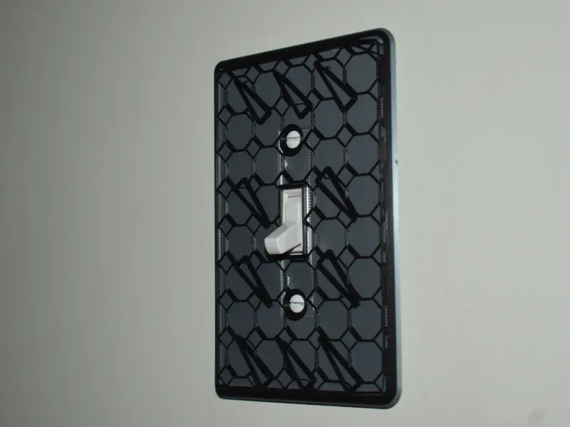 Light switch cover (Honeycomb)