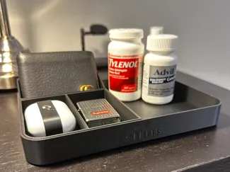 Bedside Organizer Modular Tray