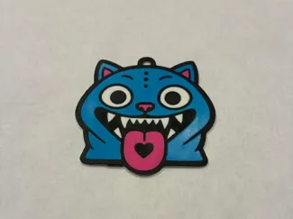 Derpy tiger K-pop, Demon Hunter keychain