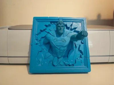 Superman 3D Wallart
