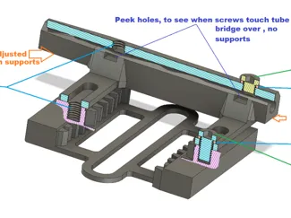 REMIX - Miklos Filament spooler parts for carriage