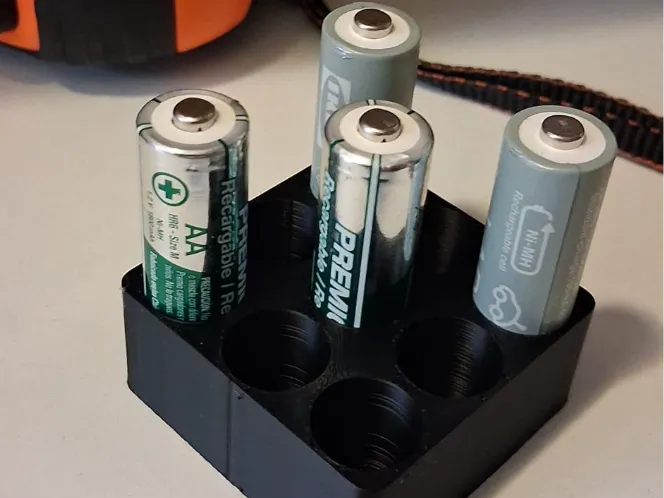 Caja para pilas