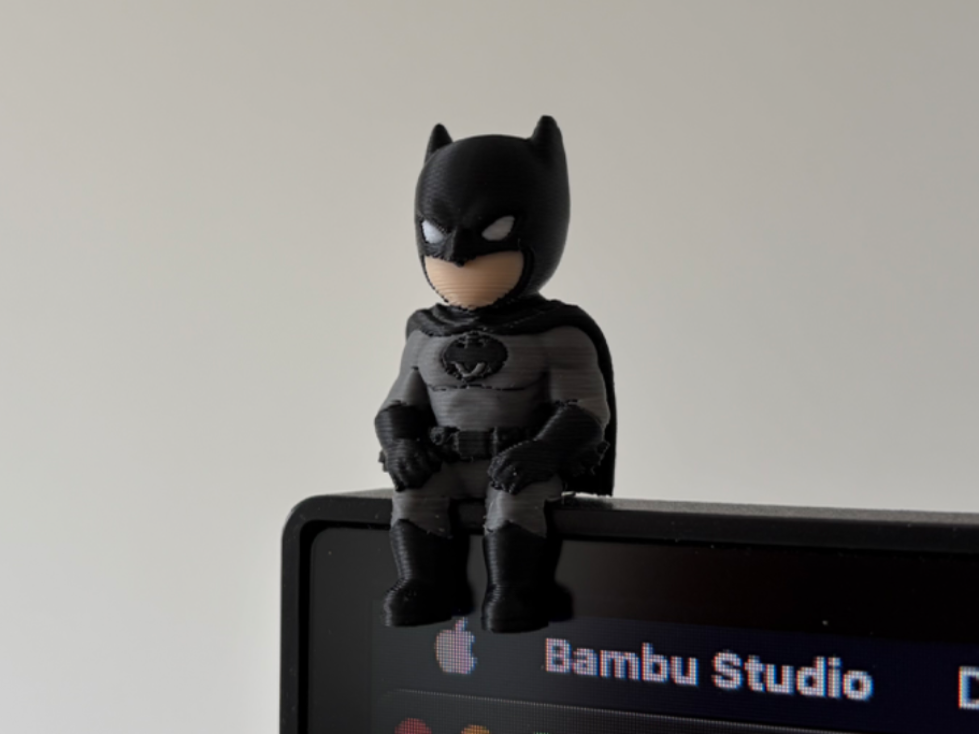 Mini Batman – Sitting on Monitor or Shelf