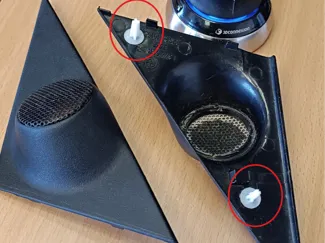 BMW E30 SOUSNDSYSTEM TWEETER plug repair