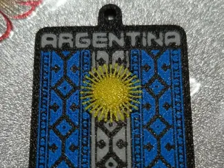 Llavero de La Pampa Argentina.