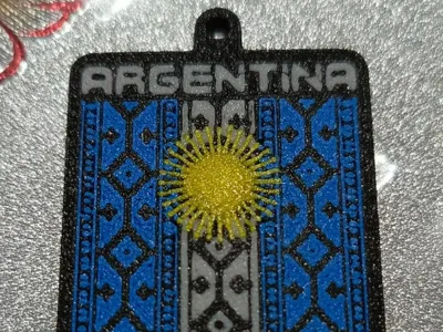 La Pampa Argentina Keychain.