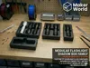 One, Two, and Three Flashlight Gridfinity Holders