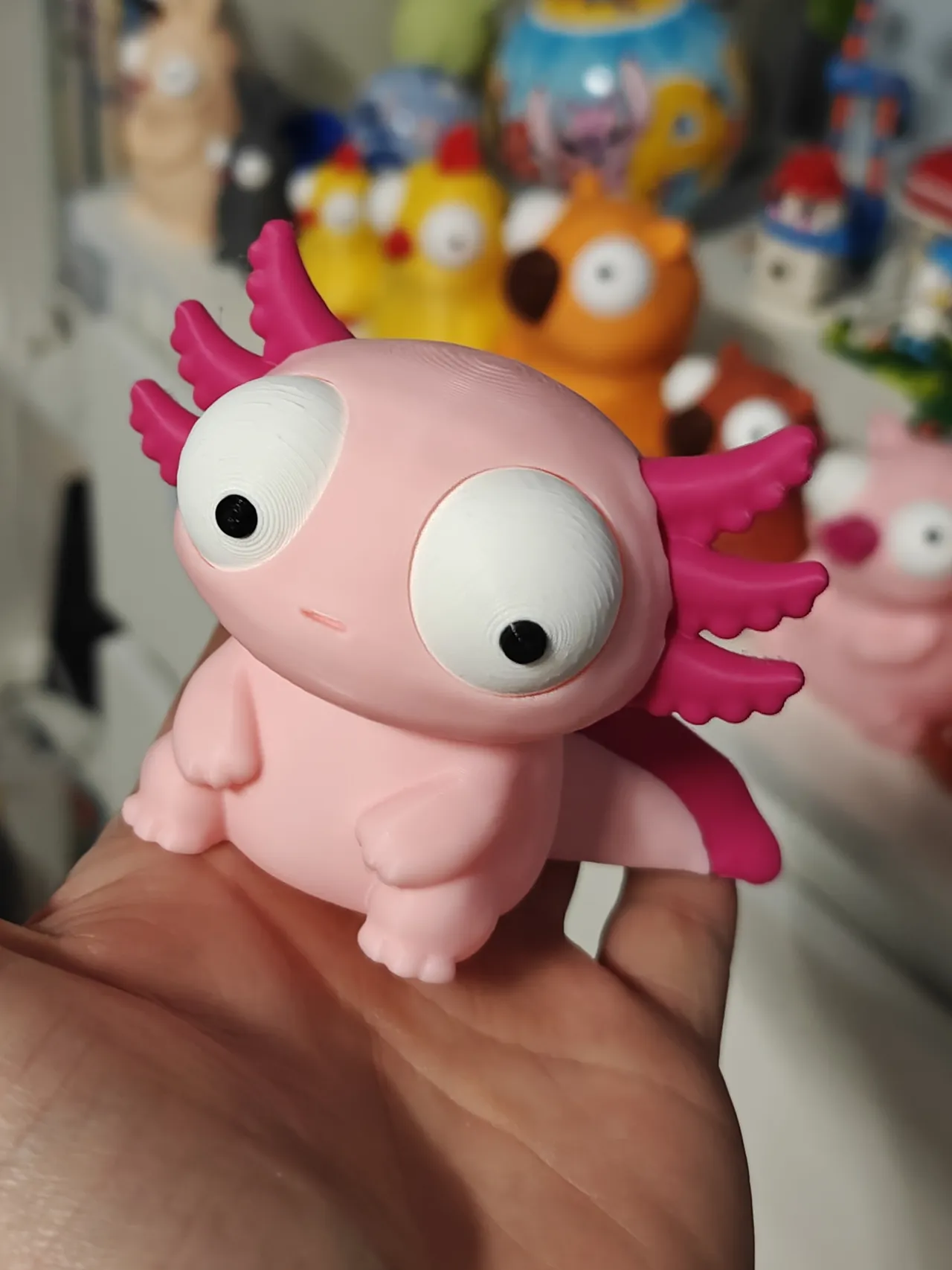 Goofy series – AXOLOTL Movable Eyes NOAMS view 3