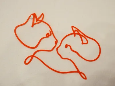 Minimal Wall Art – Two Cats