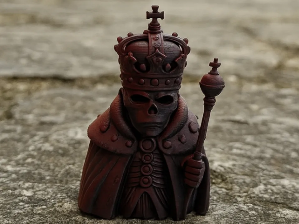 Özel Tasarım Karanlık Krallık Simge Süs Dikdörtgen Biblo Koleksiyonluk Hediye