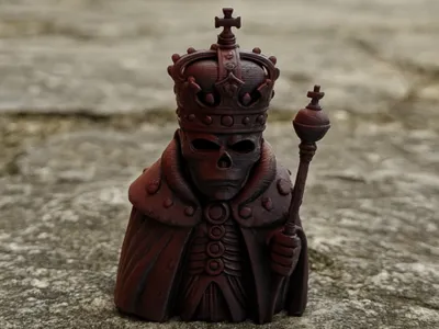 Özel Tasarım Karanlık Krallık Simge Süs Dikdörtgen Biblo Koleksiyonluk Hediye