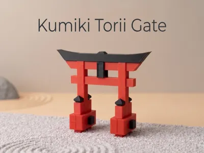 Kumiki Torii Gate Puzzle