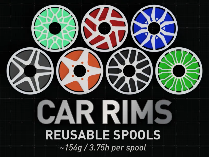 Reusable Spool - Car Rims