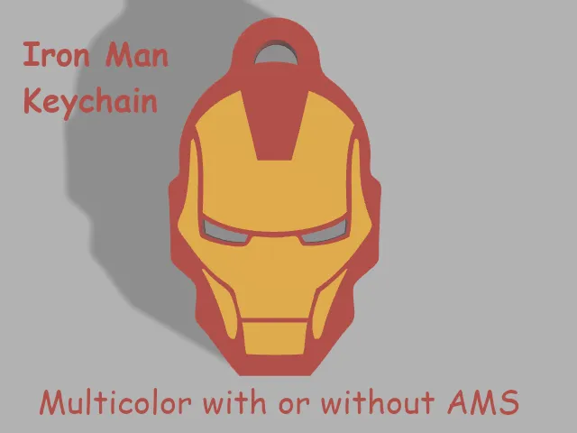 Iron Man Keychain Small - Portachiavi Iron Man
