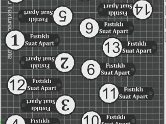 Key Chain Apart number 1-14