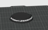 0.2mm layer, 2 walls, 15% infill - only base