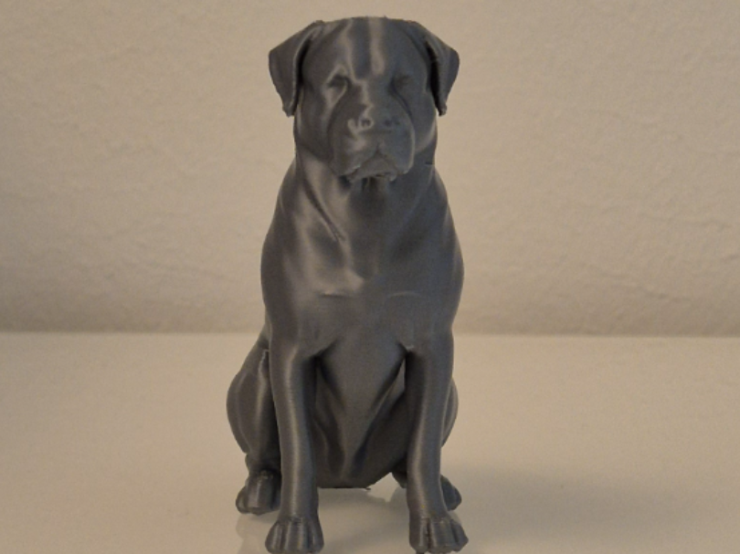 Rottweiler – 3D Printable Dog Statue