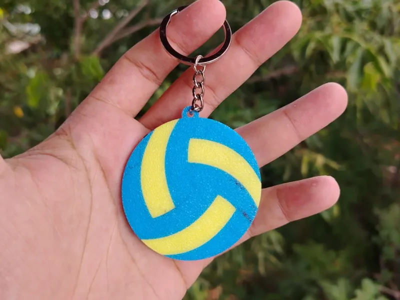 volleyball keychain