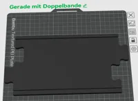 Gerade mit Doppelbande