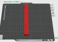 Gerade Banden 5 Stk