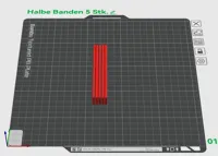 Halbe Banden 5 Stk