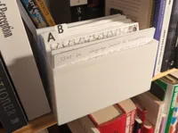 Séparateurs de fiches A6, vierges ou étiquetés — photo 2