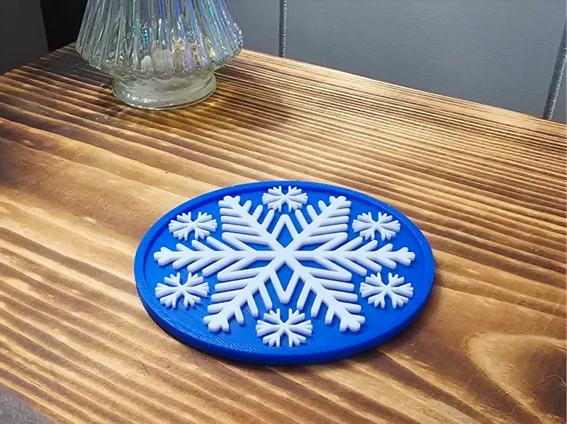 Snowflake Coaster