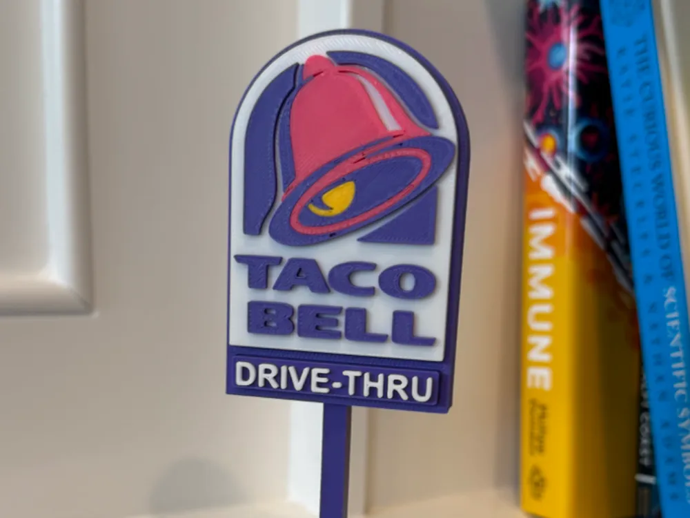 Taco Bell Sign by 3D Print Creative Endeavors MakerWorld