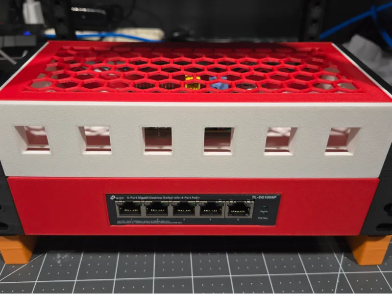 Openrack 1U Raspberry Pi Model B Enclosure
