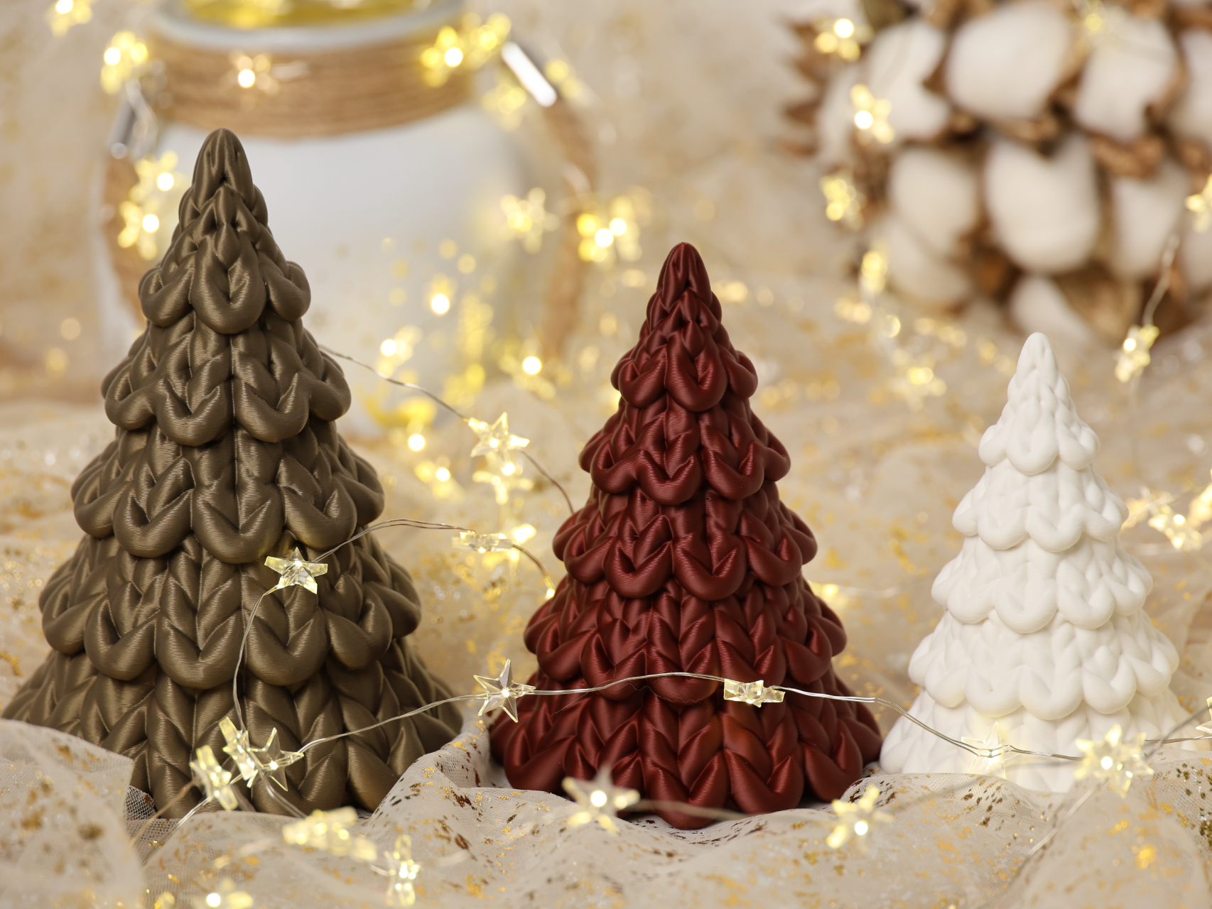 Knitted Christmas Tree – 3 Sizes - 1